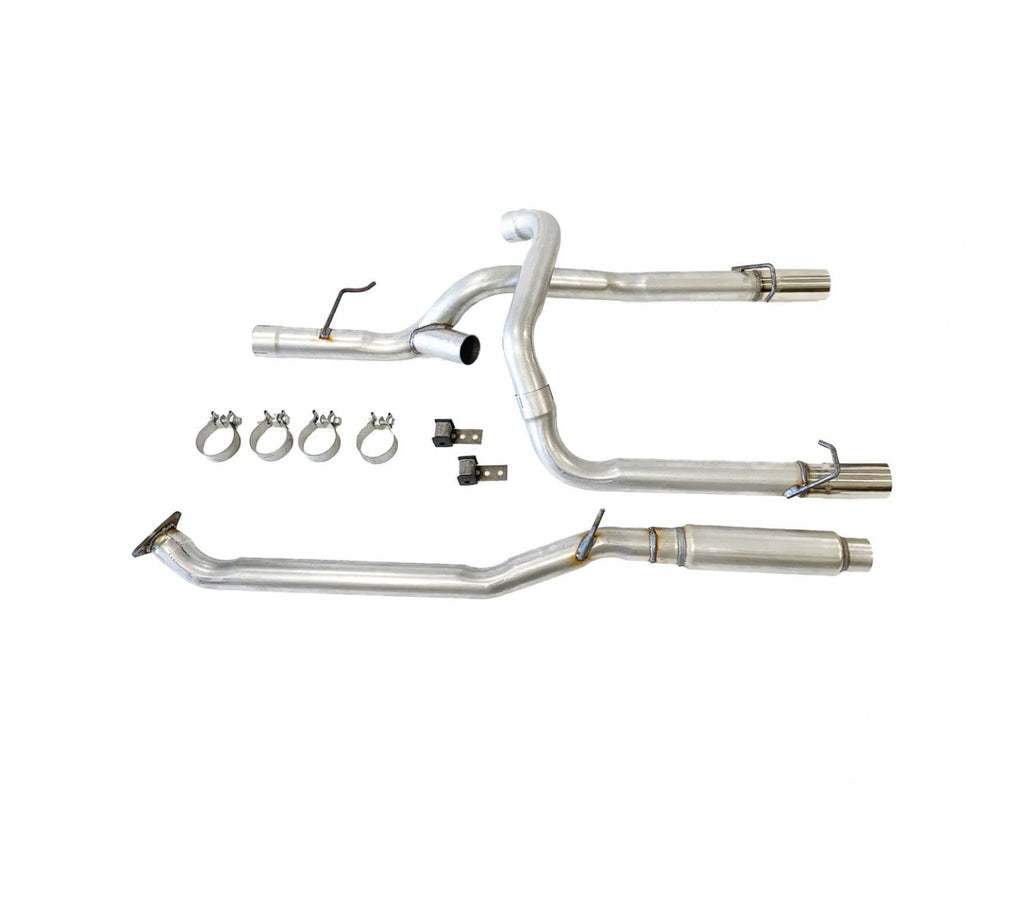 2.25" Dual Rear Exit Cat Back Exhaust