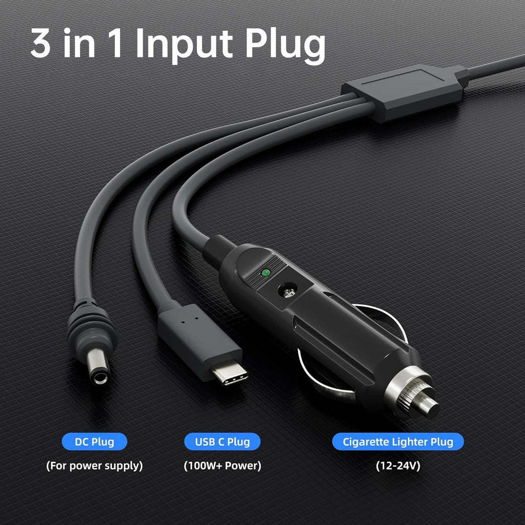 3-in-1 Power Cable for Starlink Mini | Car + USB-C + DC Input | 2M-5M