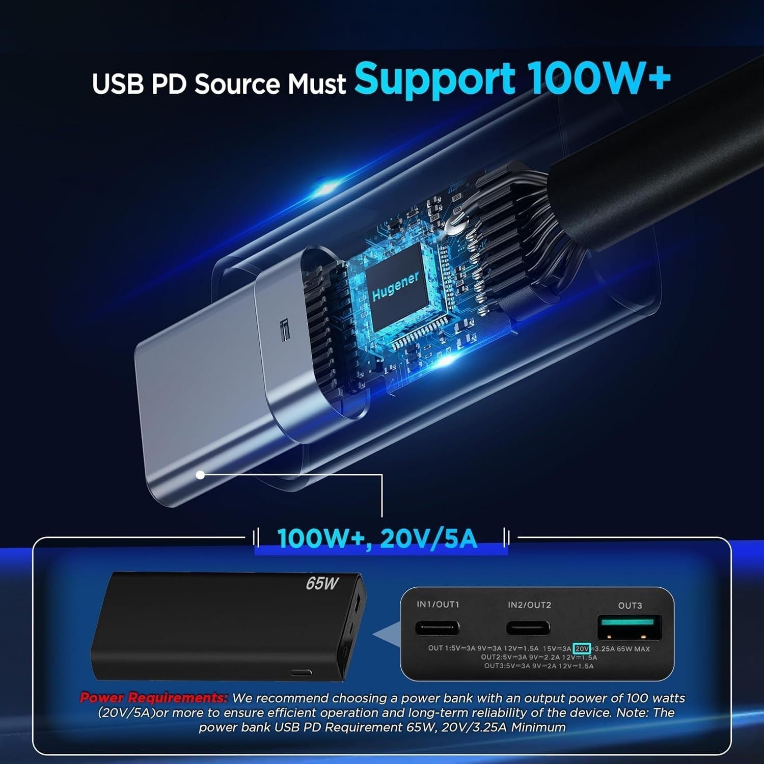 3-in-1 Power Cable for Starlink Mini | Car + USB-C + DC Input | 2M-5M