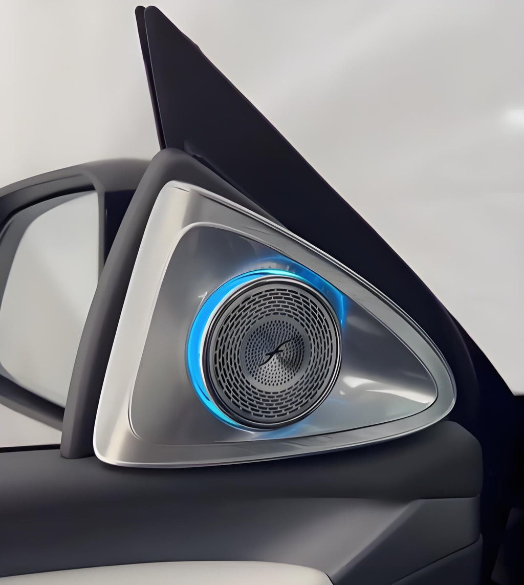 TESERY 4D Rotating LED Ambient Tweeter Speakers for Model Y Juniper / Model 3 Highland