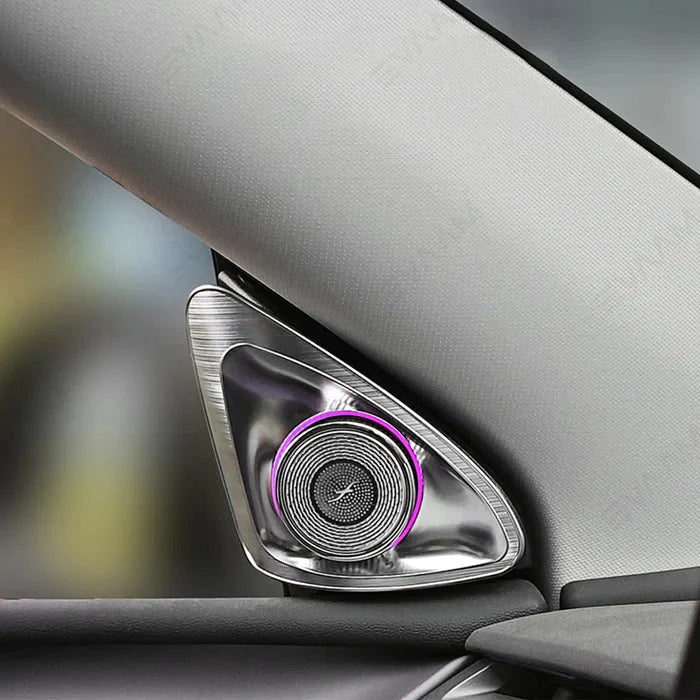 TESERY 4D Rotating LED Ambient Tweeter Speakers for Model Y Juniper / Model 3 Highland