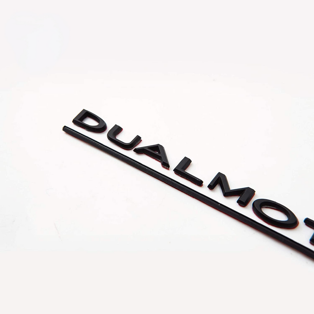 Performance Tail Dual Motor Badge for Tesla | ABS | 2 Colors | 3M Adhesive