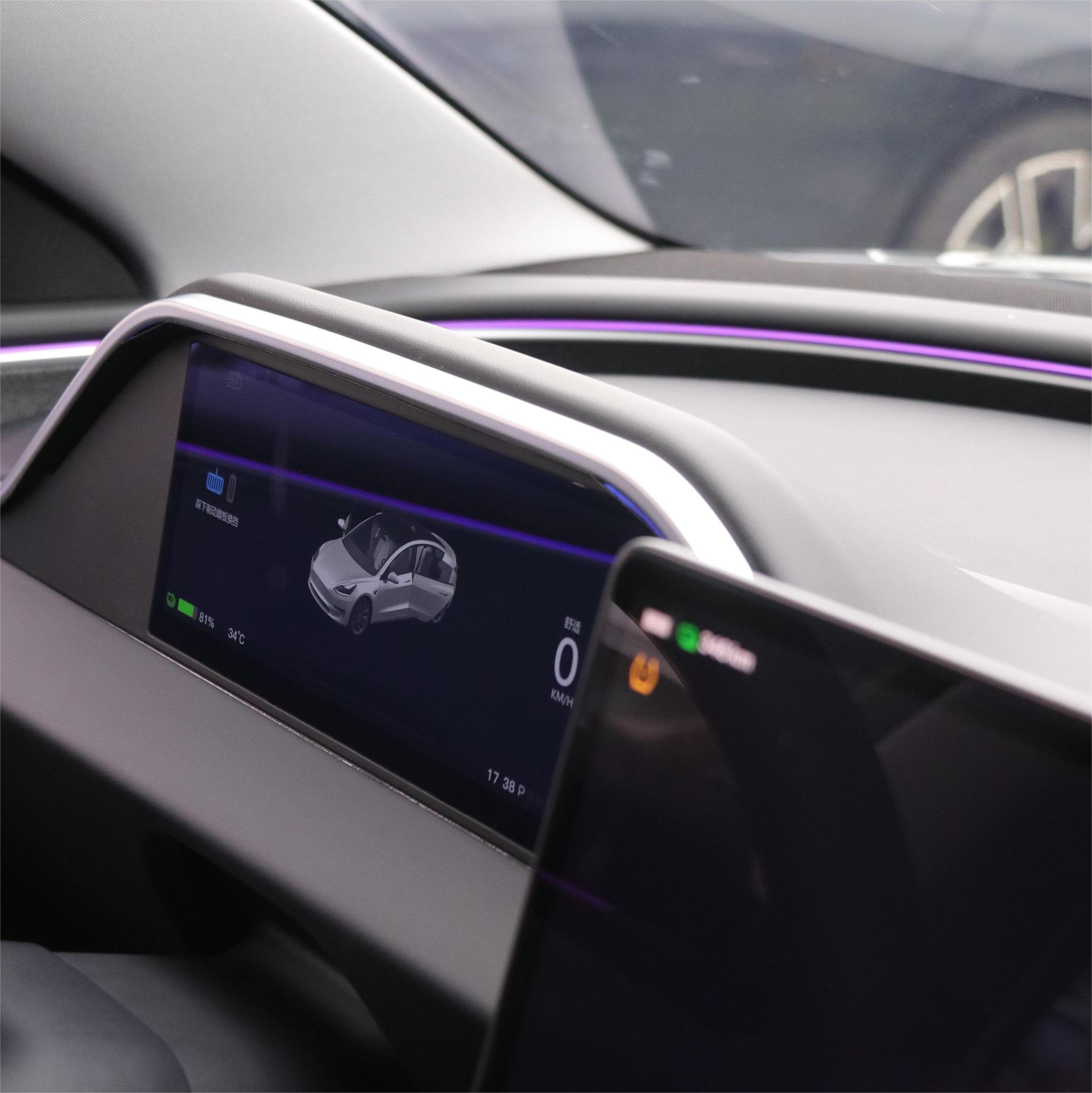 TESERY 8.9'' Dashboard Display with Ambient Lighting for Model 3 Highland / Model Y Juniper