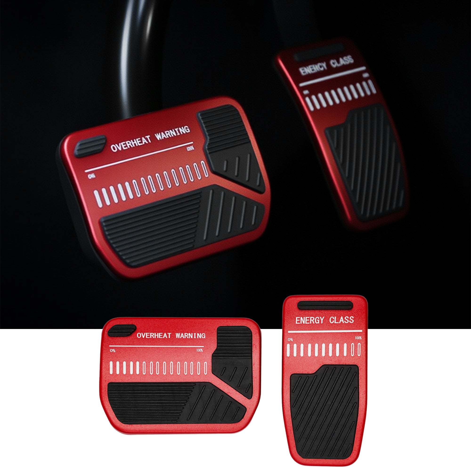 Anti-Slip Pedal Covers for Model 3/Y | 2-Piece Set | Aluminum