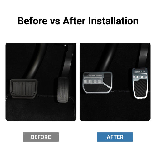 Anti-Slip Pedal Covers for Model 3/Y | 2-Piece Set | Aluminum