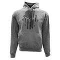 Charcoal Grey Patriot Flag Hoodie