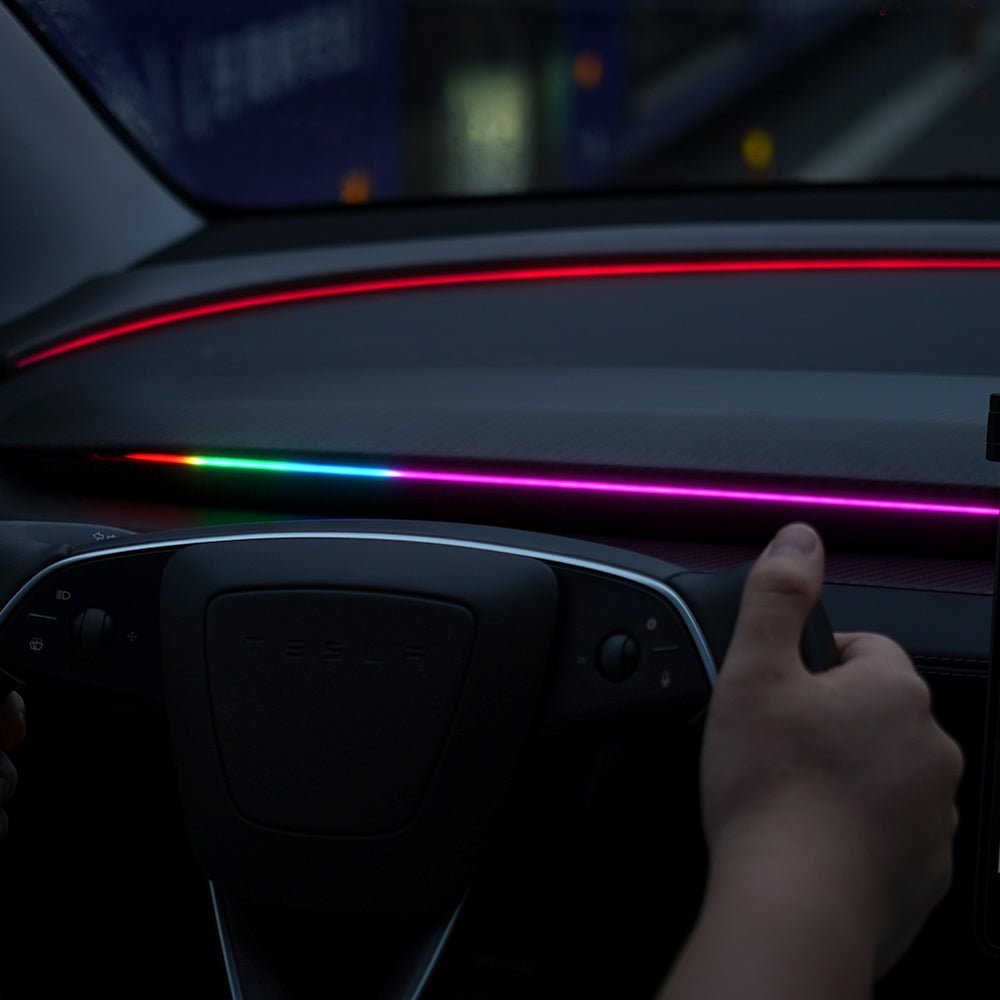 TESERY NeuroLight丨Model 3/Y Dashboard RGB Lights with Integrated BSD System