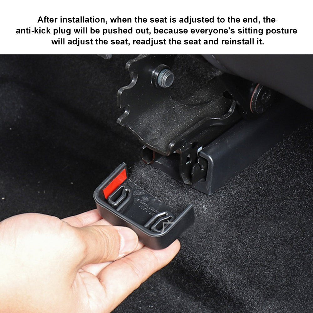 Seat Slide Rail Safety Plugs for Model 3/Y | 4-Pack
