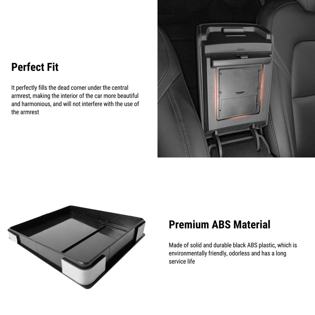 Hidden Center Console Organizer For Tesla Model 3 / Y