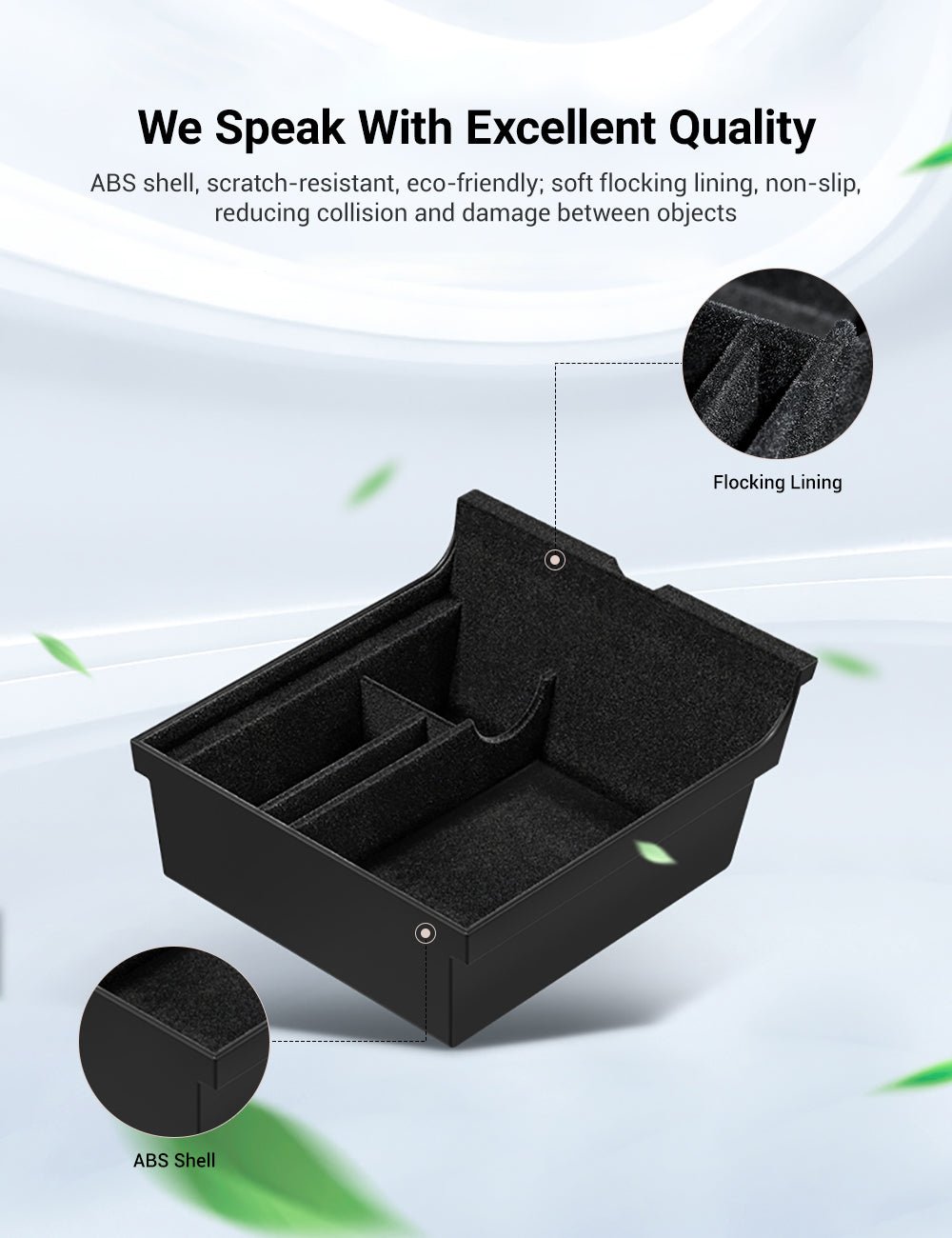 TESERY Center Console Tray for Model 3 & Model Y & Model YL