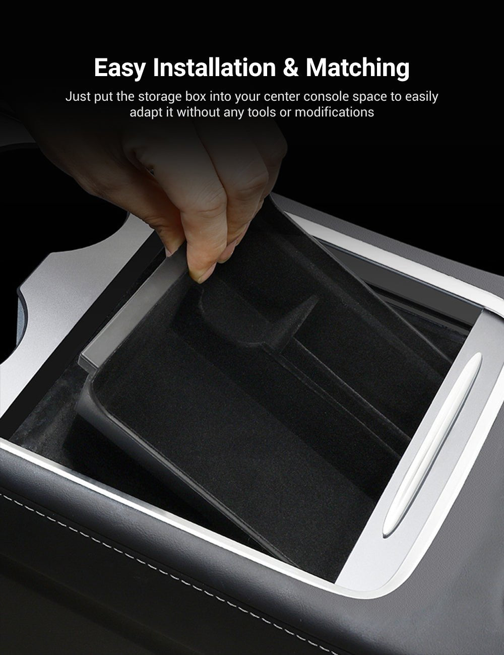 TESERY Center Console Tray for Model 3 & Model Y & Model YL