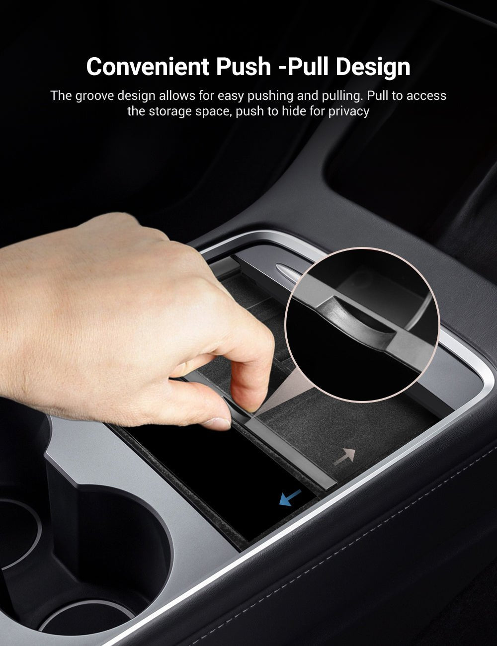 TESERY Center Console Tray for Model 3 & Model Y & Model YL