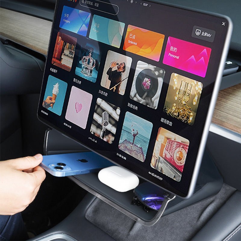 Under Center Screen Storage for Model 3 Highland / Model Y Juniper