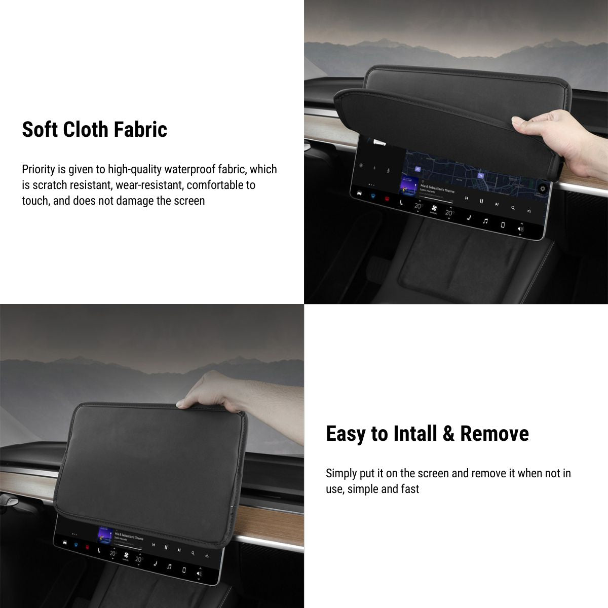 15.4" Center Console Screen Protector for Tesla Model 3 & Model Y