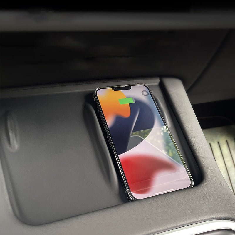 Silicone Wireless Charging Pad for Model 3/Y | Anti-Slip | 4 Colors | Waterproof