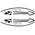 Chrome Delete Kit for Model 3 (2017-2023) | Matte Black Window Trim | PVC