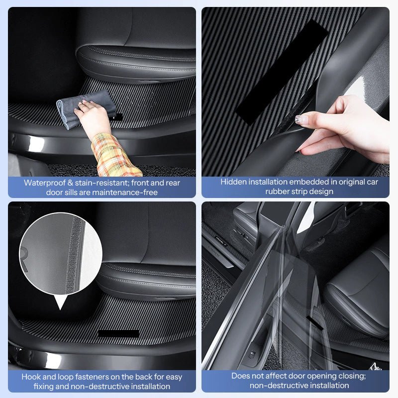 Complete Interior Door Sill Protection Kit for Model Y Juniper | TESERY