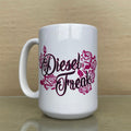 Diesel Freak Roses 15oz Coffee Cup