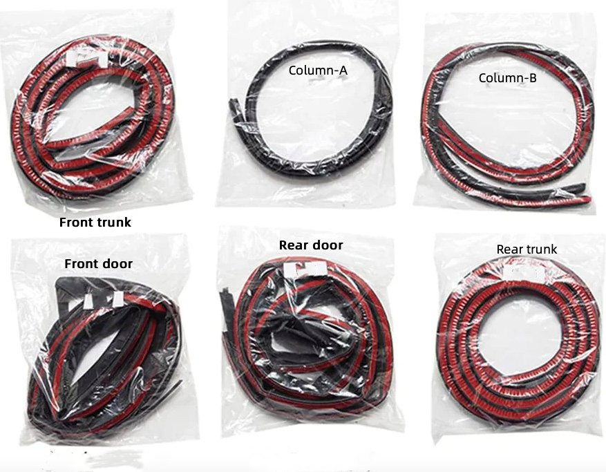 EPDM Door Seal Kit for Model Y | 8-Piece Full-Body | Noise Reduction | Weatherproof
