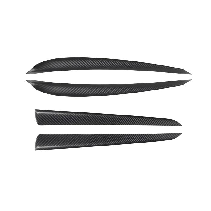 Door Trim Dry Carbon Fiber Overlay for Model S/X