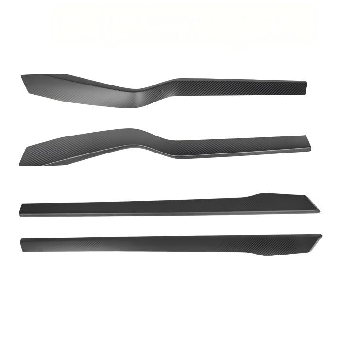 Door Trim Dry Carbon Fiber Overlay for Model S/X