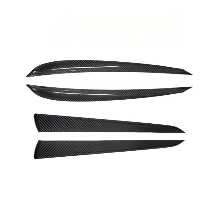 Door Trim Dry Carbon Fiber Overlay for Model S/X