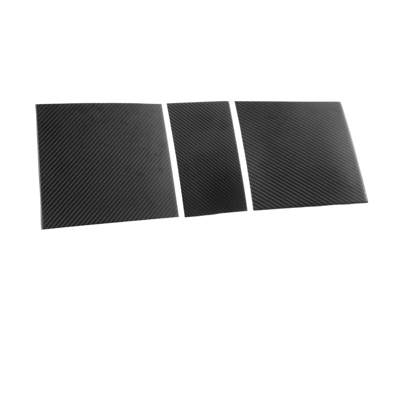 Dry Carbon Fiber Panel Console Wrap For Model Y Juniper / Model 3 Highland