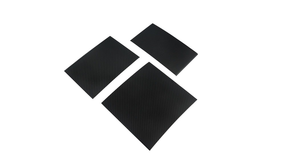 Dry Carbon Fiber Panel Console Wrap For Model Y Juniper / Model 3 Highland