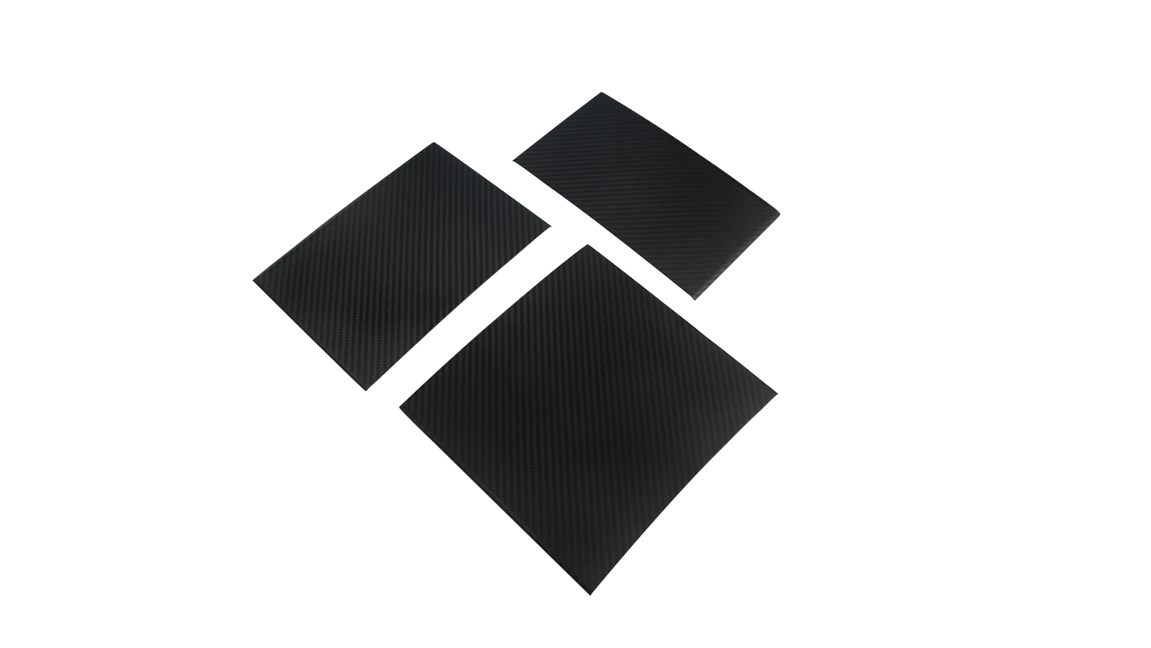Dry Carbon Fiber Panel Console Wrap For Model Y Juniper / Model 3 Highland