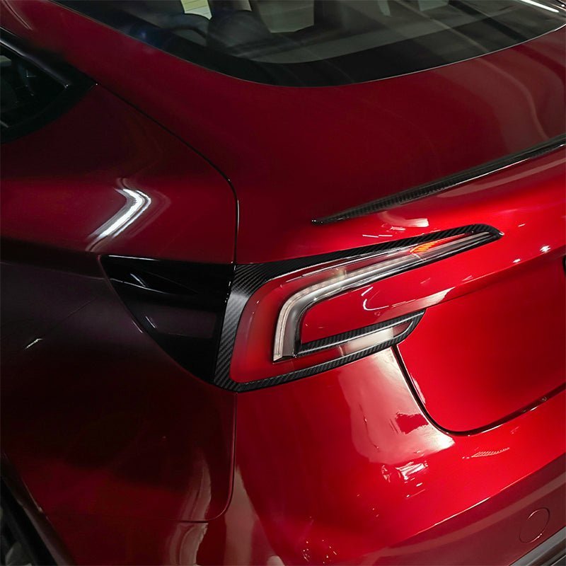 Dry Carbon Fiber Tail Light Cover for Model 3 Highland (2 pcs)