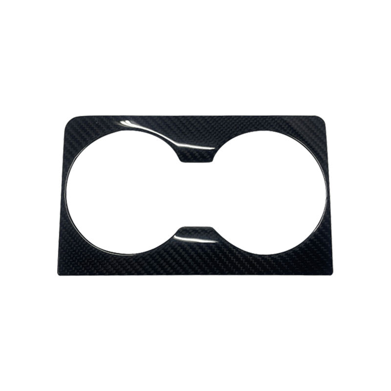 Dry Carbon Fibre Cup Holder Cover for Tesla Model 3 Highland / Model Y Juniper