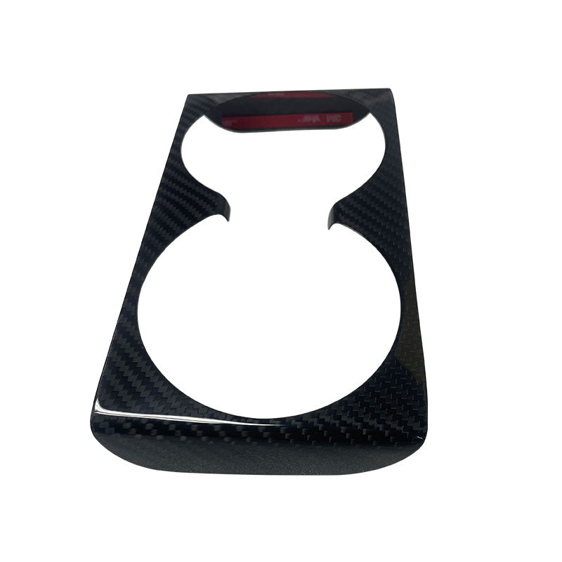 Dry Carbon Fibre Cup Holder Cover for Tesla Model 3 Highland / Model Y Juniper