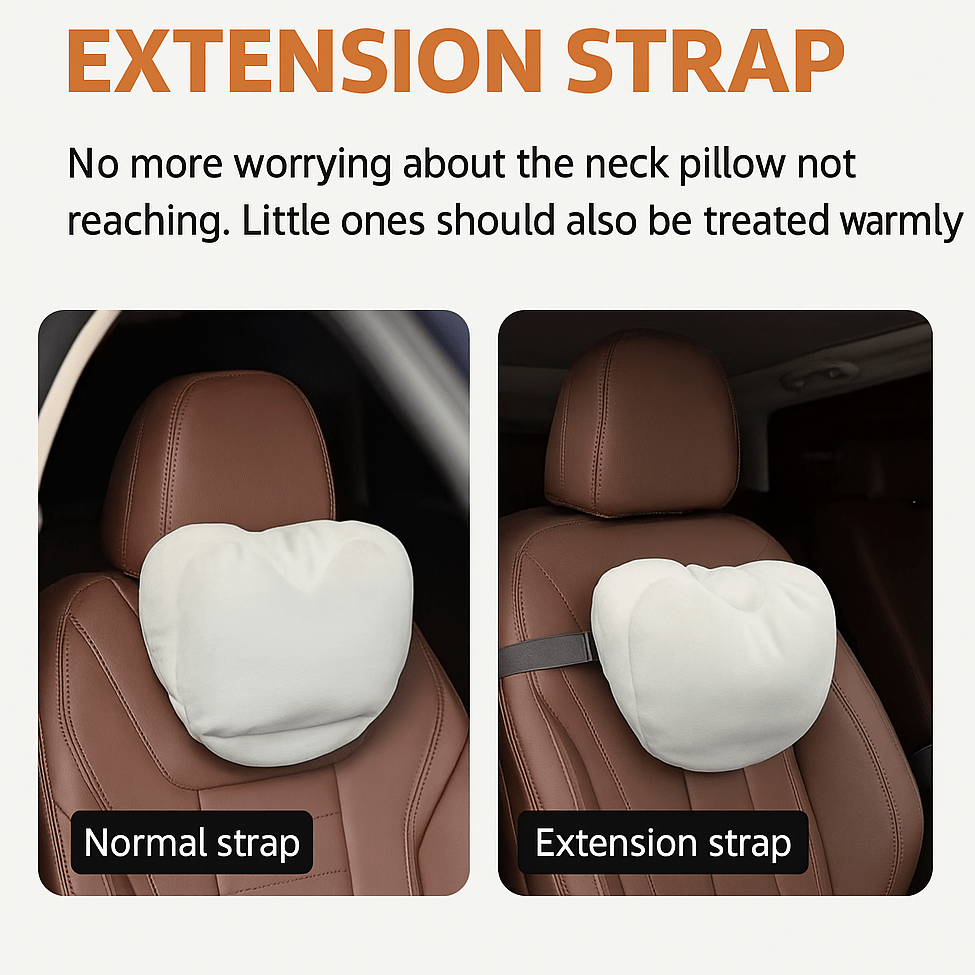 Dual-Layer Pressure Relief Headrest for Tesla
