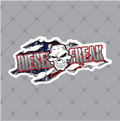 Flag Rip Sticker