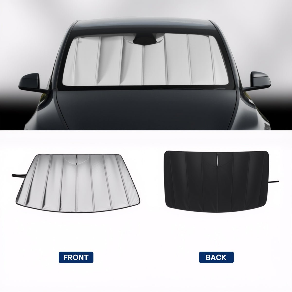 Foldable Front Windshield Sunshade for Model 3 & Model Y