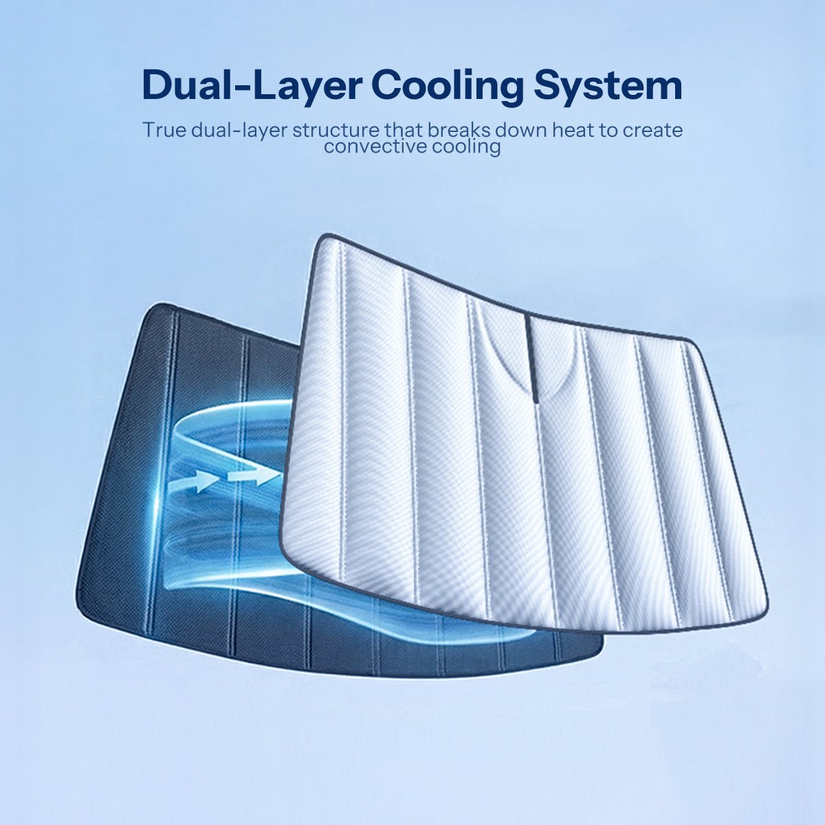 Foldable Front Windshield Sunshade for Model 3 & Model Y