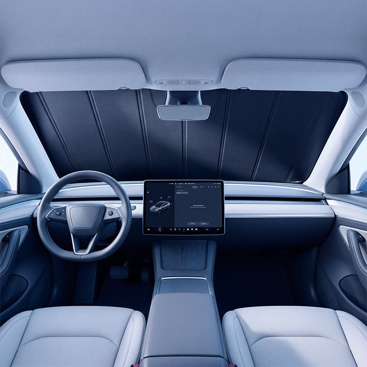 Foldable Front Windshield Sunshade for Model 3 & Model Y