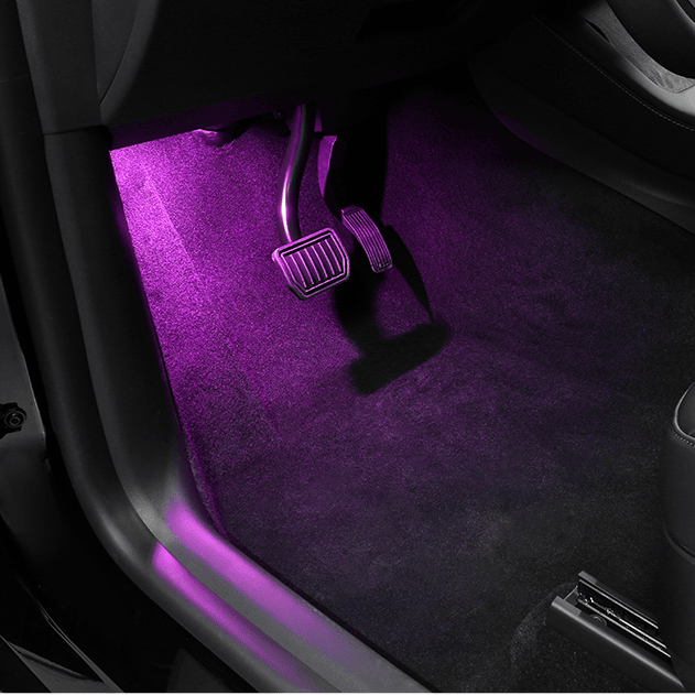 TESERY Footwell / Puddle / Glovebox / Frunk / Trunk LED Lights for Model 3/Y/S/X