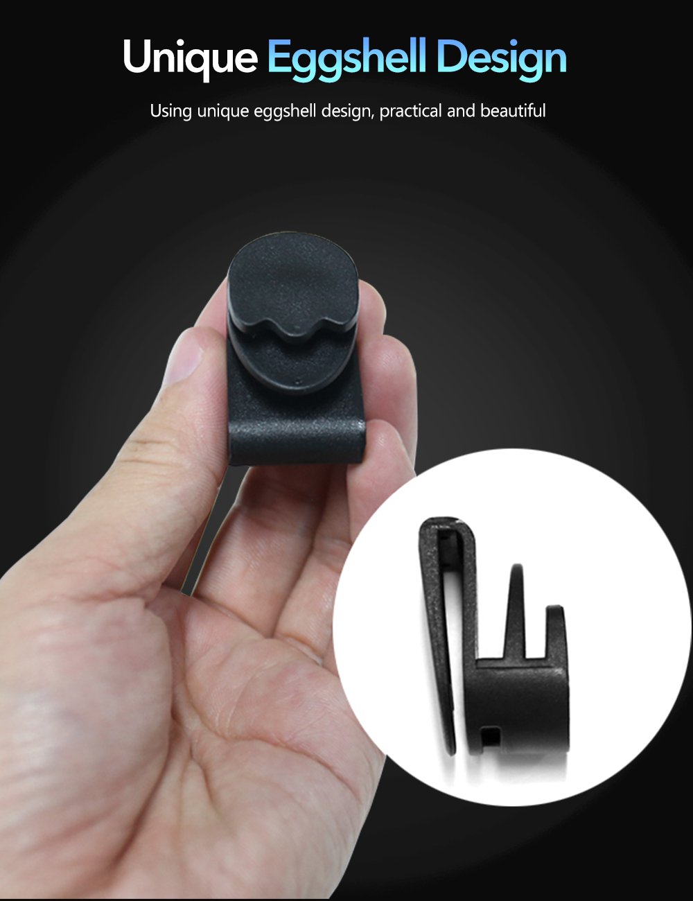 TESERY Model Y Front Trunk Hooks | ABS Storage Organizer 2021-2025 (2-Pack)