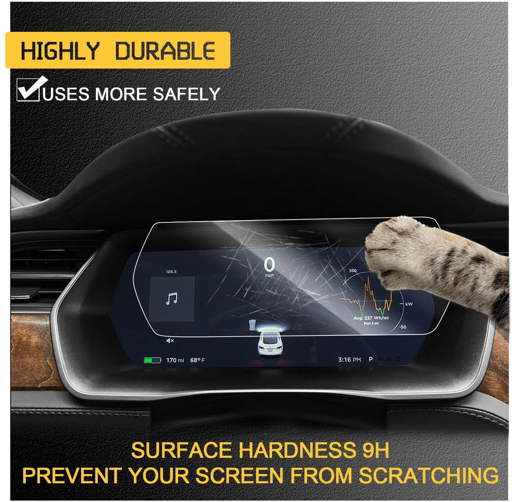 Instrument screen tempered film [13 inch] suitable for Tesla Model S/X 2017-2020