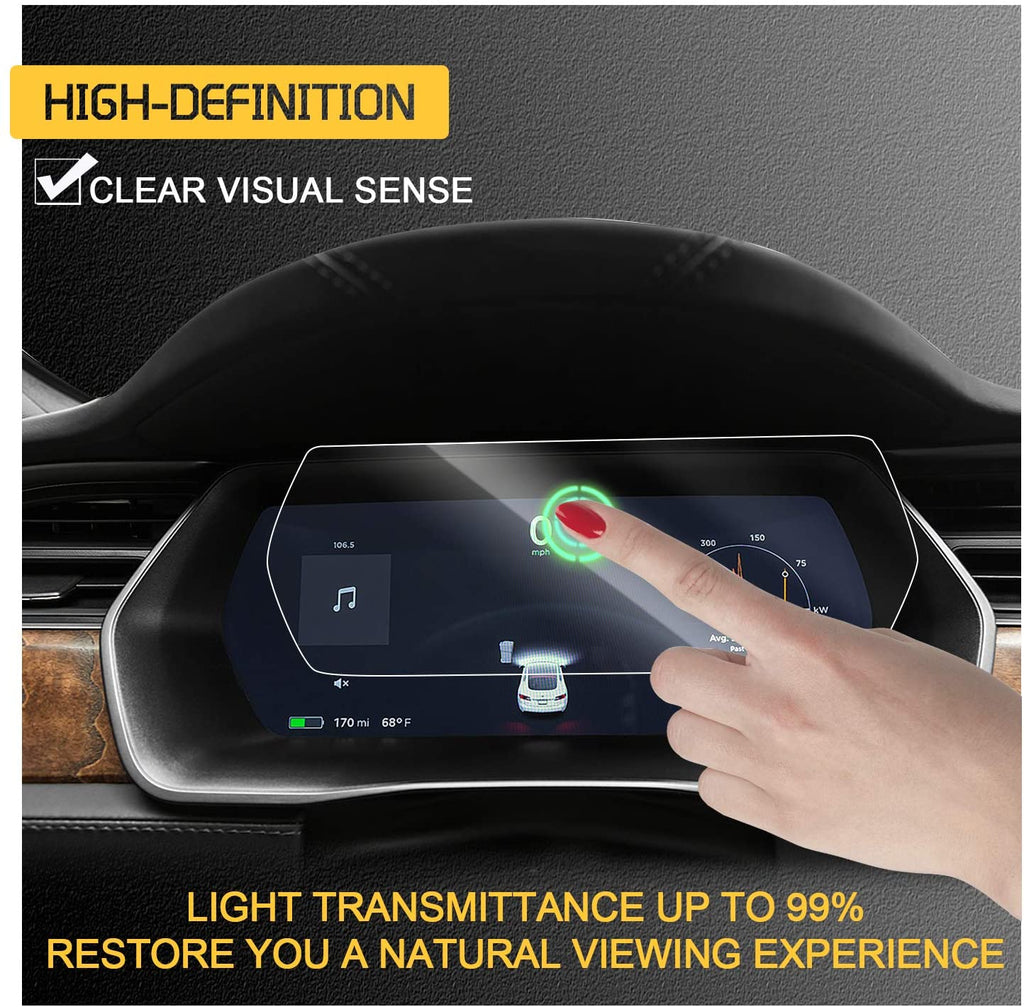 Instrument screen tempered film [13 inch] suitable for Tesla Model S/X 2017-2020