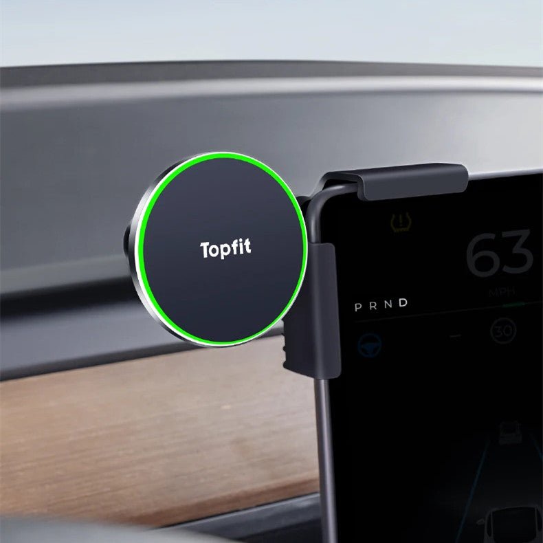 Magnetic Wireless Charging Phone Holder For Model 3 Highland/Y | TESERY