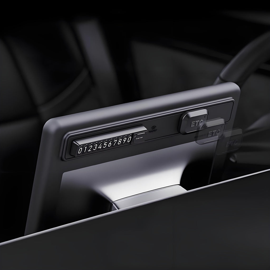 Magnetic Silicone Center Screen Frame for Model Y Juniper & Model 3 Highland