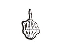Middle Finger - Decorative Magnet