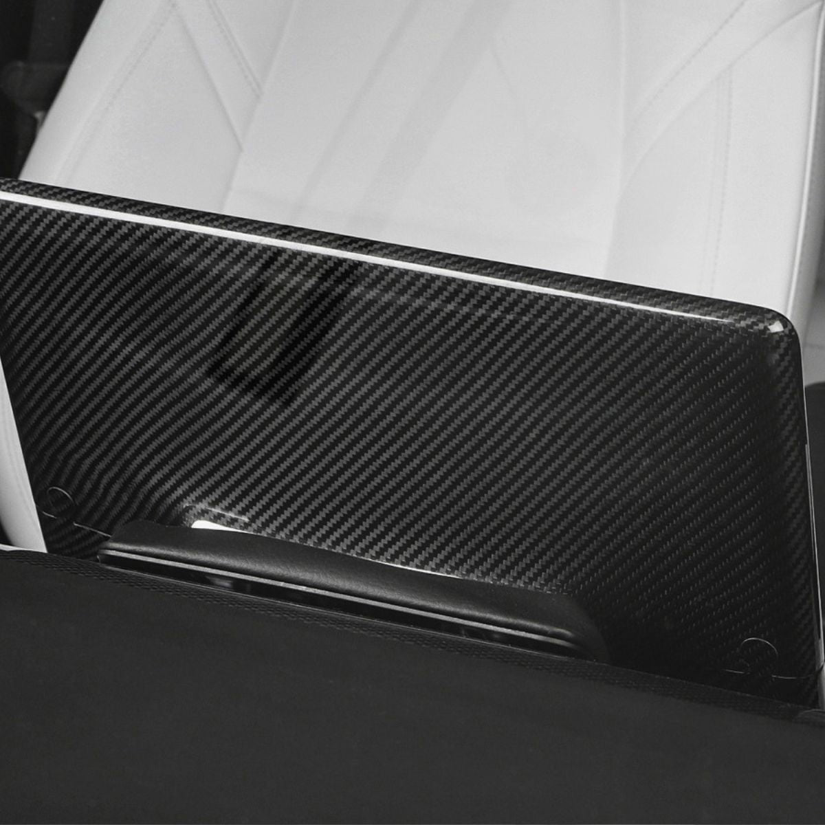Model 3 / Y Display Cover - Dry Carbon Fiber Interior Mods