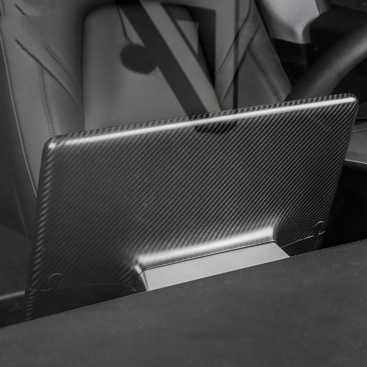 Model 3 / Y Display Cover - Dry Carbon Fiber Interior Mods
