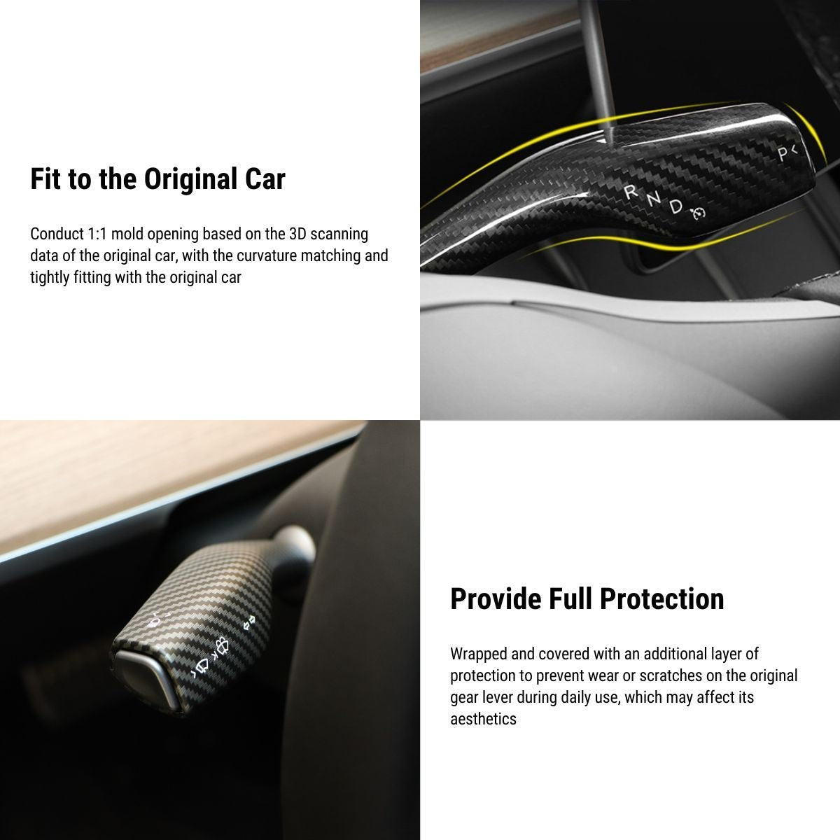 Model 3 / Y Turn Signal Stalk Cover- ABS