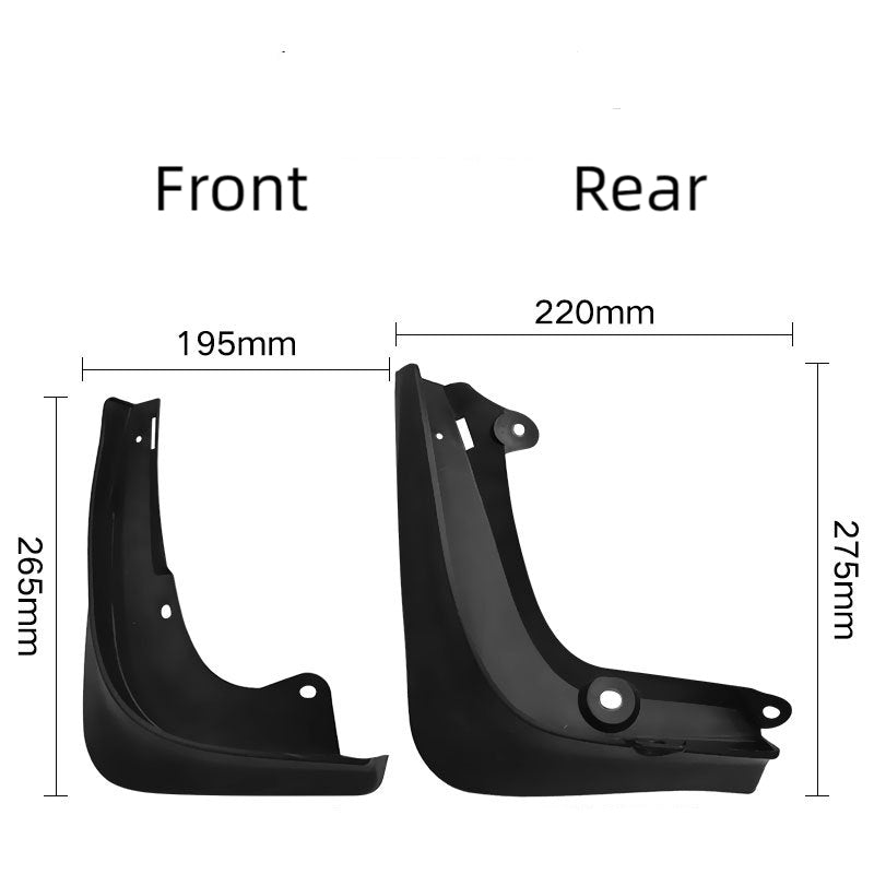 TESERY Mud Flaps Splash Guards for Model S 2014-Present