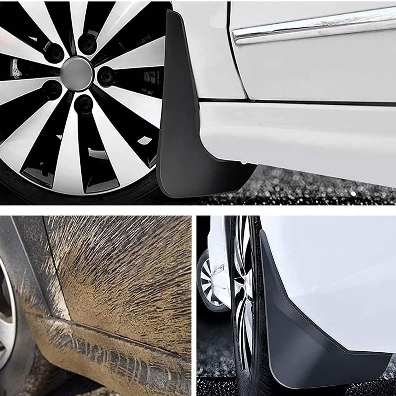 TESERY Mud Flaps Splash Guards for Model S 2014-Present