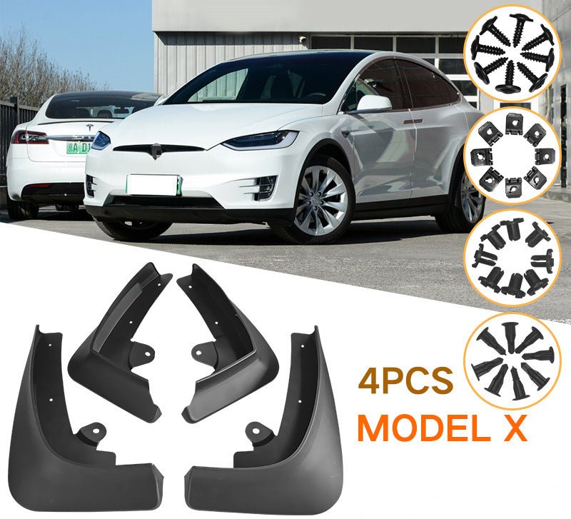 TESERY Mud Flaps Splash Guards for Model X 2016-Present